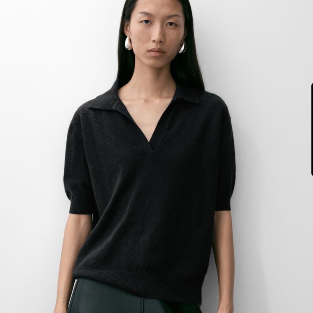 Autograph Cashmere Short Sleeve Sweater S